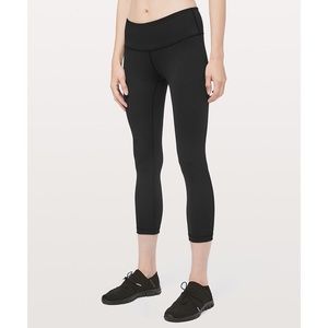 Lululemon Wunder Under Crop Reversible Leggings